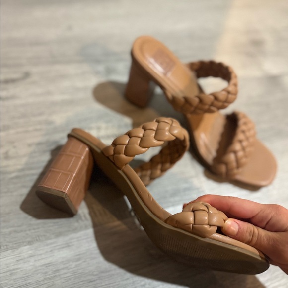 Braided Tan Sandals - Picture 2 of 4
